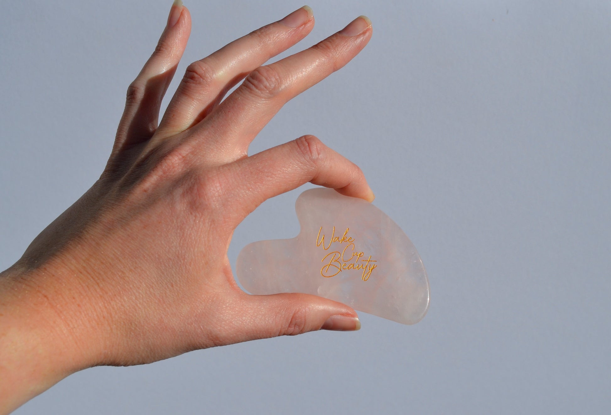 Rose quartz Gua sha 